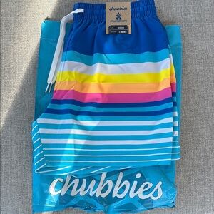 Chubbies Newport 5.5in Medium Striped Swim Shorts- BRAND NEW